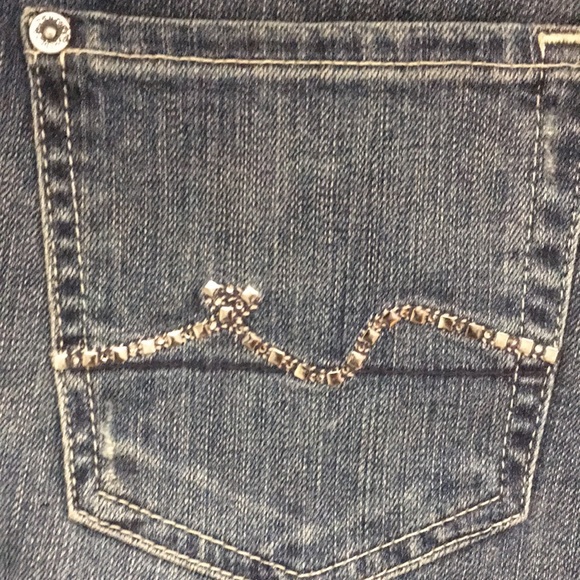 7 for all Mankind Roxanne Jeans size 25 Medium Wash - Picture 6 of 15
